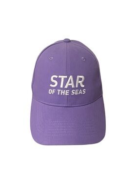 Royal Caribbean Cruise Line Star of the Seas Adult Adjustable Hat Cap Purple OS